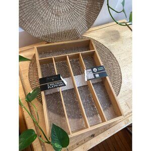 Bombay 5 section Bamboo flatware organizer